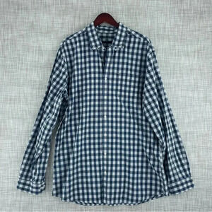 Eddie Bauer Shirt Button Down Long Sleeve Mens Size TXL Plaid 1042